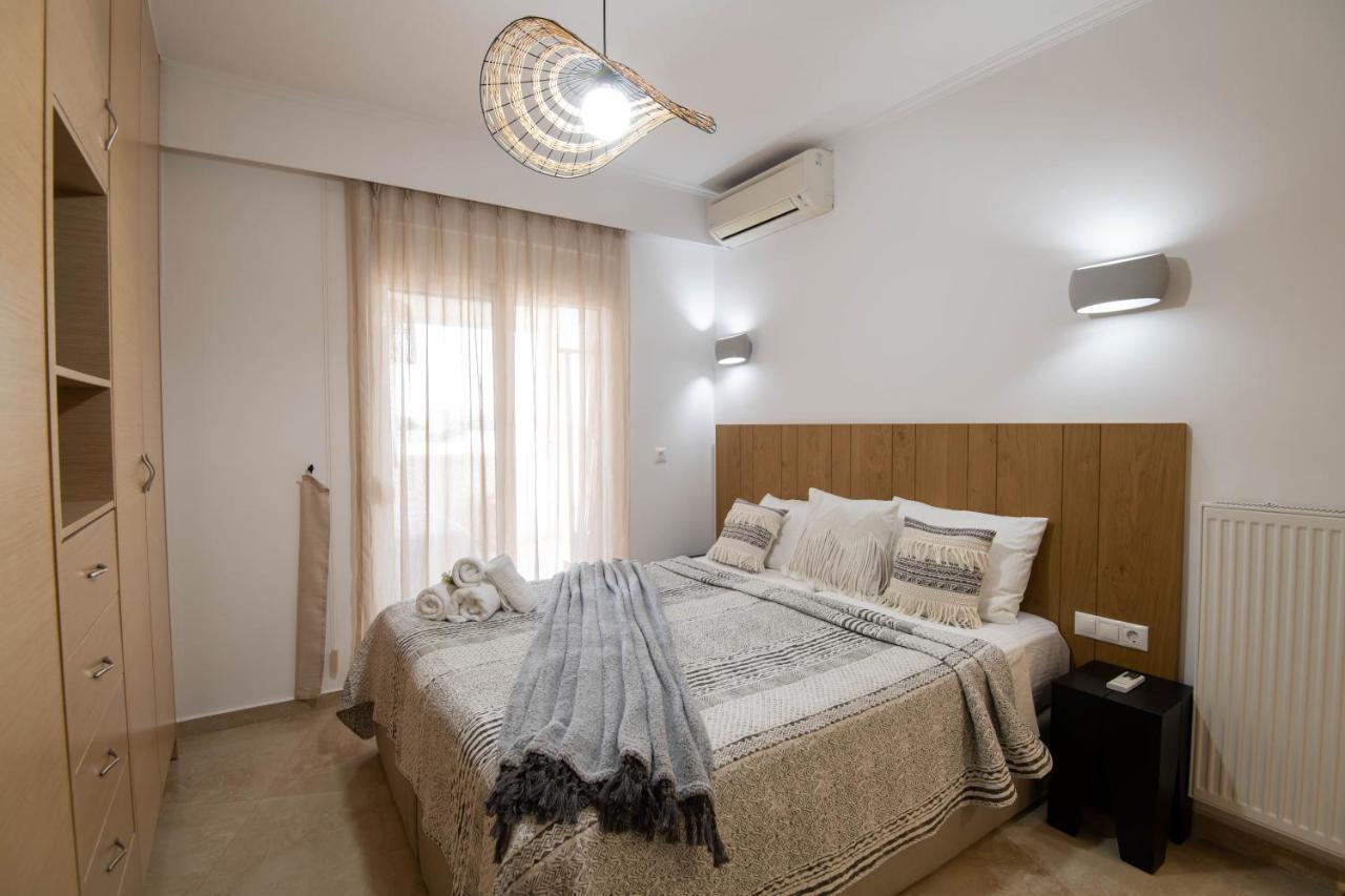 Helen Luxury Holiday House With Sea View Rethymno  Bagian luar foto