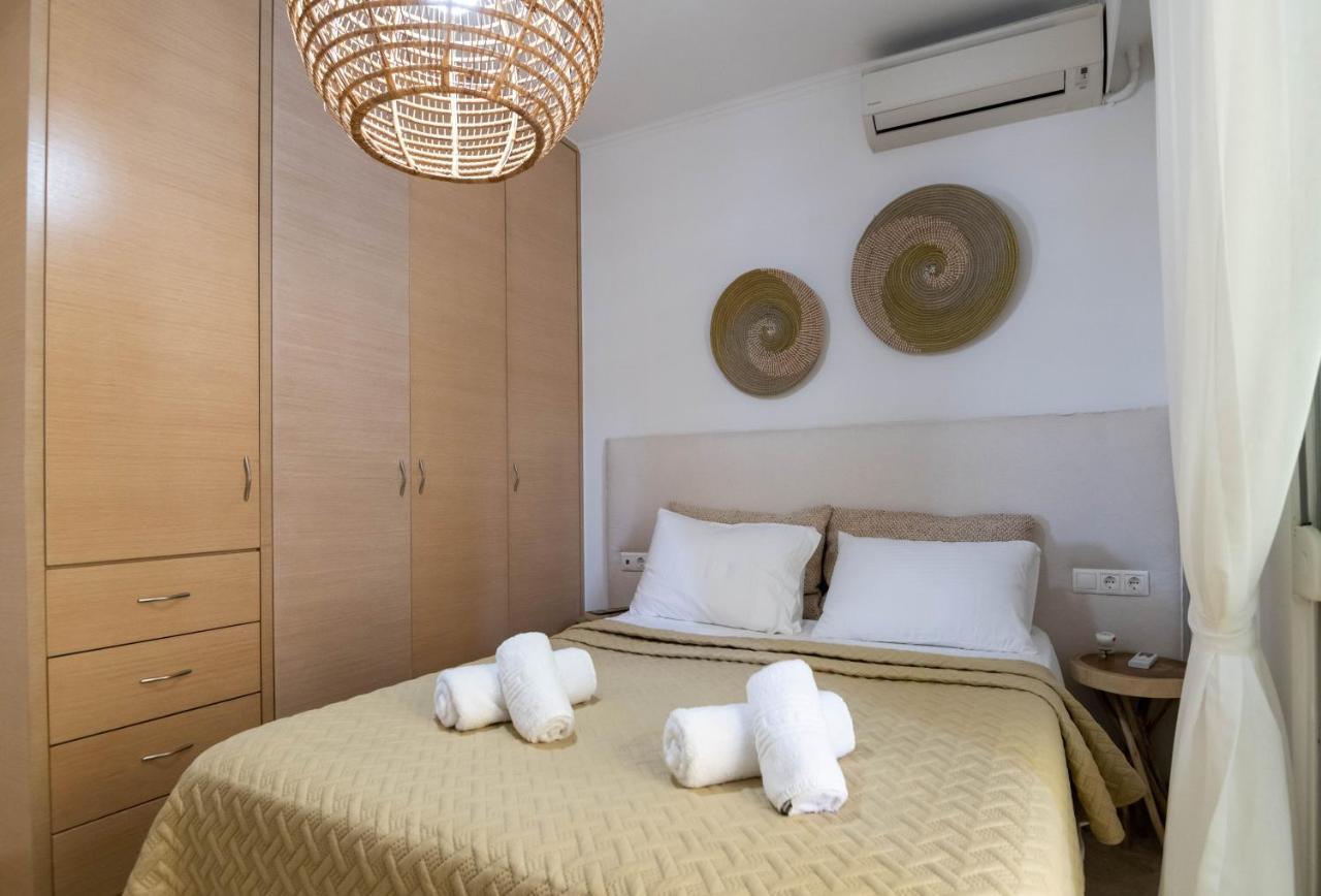 Helen Luxury Holiday House With Sea View Rethymno  Bagian luar foto
