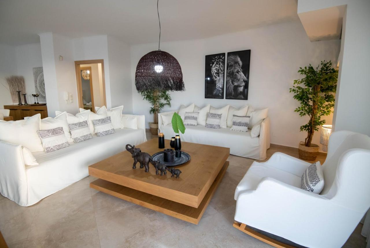 Helen Luxury Holiday House With Sea View Rethymno  Bagian luar foto
